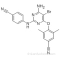 4 - [[6-amino-5-bromo-2 - [(4-cyanophényl) amino] -4-pyrimidinyl] oxy] -3,5-diméthylbenzonitrile CAS 269055-15-4